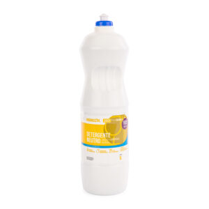 Detergente líquido neutro com excelente eficiência na remoção de óleos e gorduras em louças e utensílios de cozinha.