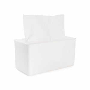 Porta papel toalha de mesa para copas e áreas de espera. Compacto e fácil de usar, permitindo que você retire folhas individuais sem tocar nas demais.