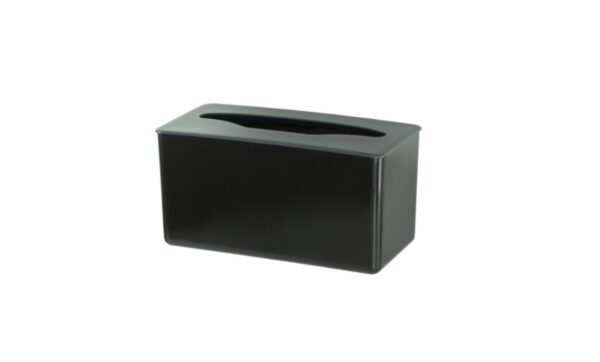 Ideal para ambientes como copas e recepções, o Dispenser de Papel Toalha de Mesa preto combina elegância e praticidade.