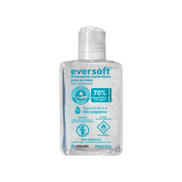 Eversoft Normal Eversoft antisséptico gel hidratante instantâneo 60ml - Less